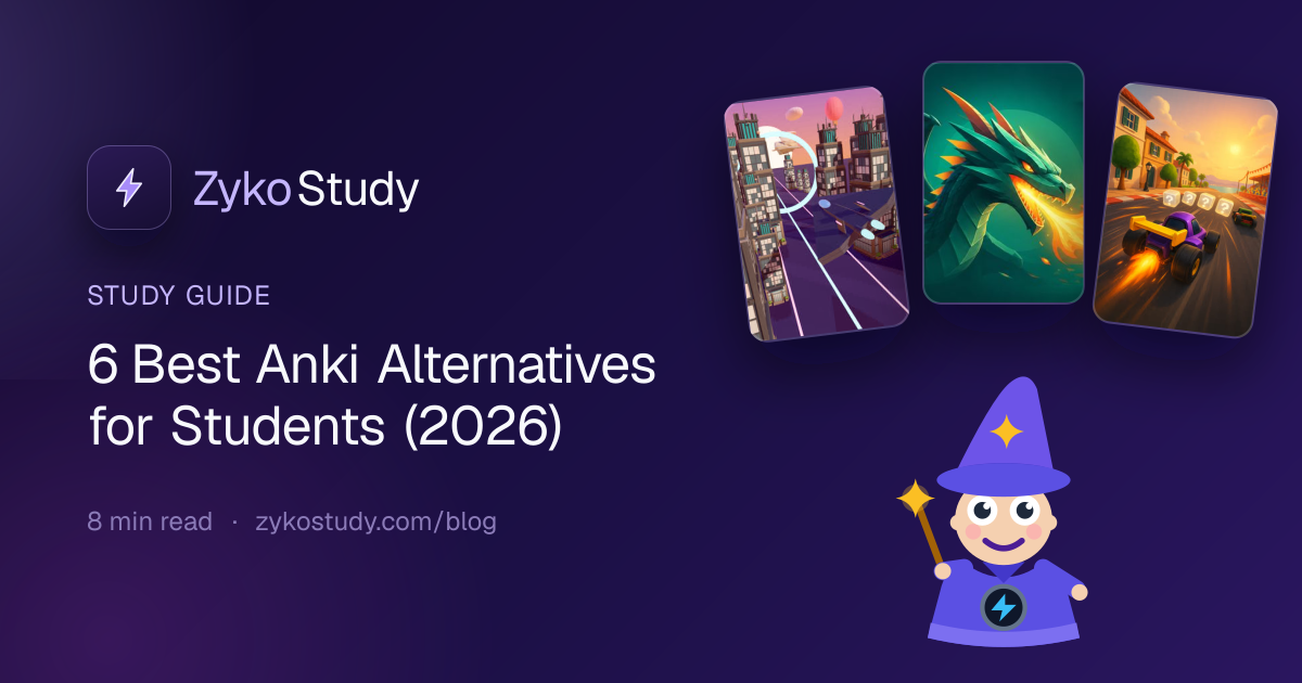 6 Best Anki Alternatives for Students (2026) | ZykoStudy